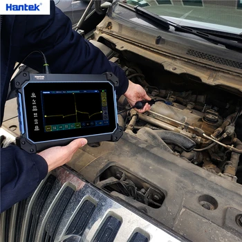 Hantek TO1112D 110 МГц 2Ch Сенсорный Экран Цифровой Осциллограф Мультиметр HT20COP Автомобильный Осциллограф Независимый Датчик Зажигания