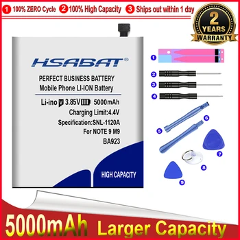 HSABAT 0 Цикл 5000 мАч BA923 Батарея для Meizu Note 9 Note9 M9 Высококачественный Аккумулятор Для Замены Мобильного Телефона 2