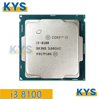 Intel Core Для I3-8100 Четырехъядерный процессор i3 8100 с частотой 3,6 ГГц, четырехпоточный процессор 6M 85W LGA 1151 16