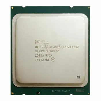 Intel Xeon E5-2667 V2 E5-2667V2 3,3 ГГц 8-Ядерный процессор 25 МБ LGA2011 CPU, Бесплатная Доставка
