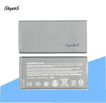 iSkyamS 3x2100 мАч Сменный литий-ионный аккумулятор BL-T5A для Nokia Lumia 550 bl-t5a 3,7 В 15