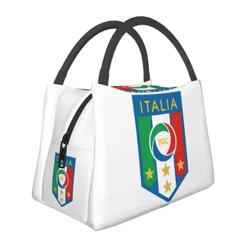 Italian Stars Football Legends Figc Изолированные Пакеты для Ланча для Водонепроницаемого Футбольного Подарка Italia Cooler Thermal Bento Box Work Picnic 6