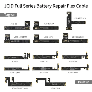 JCID JC V1SE Original Battery Repair Flex Для iPhone 11 12 13 Pro Max Всплывающие Окна С Предупреждением О Батарее При Извлечении Гибкого кабеля Аккумулятора 14