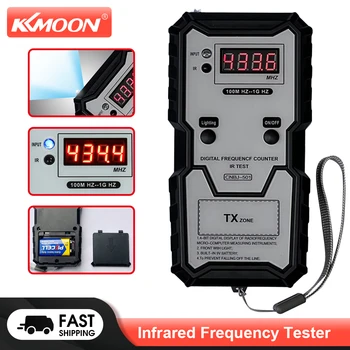 KKMOON Автомобильные Ключи Инфракрасный Частотный Тестер 100M-1GHZ 4-Битный Электронный ИК-Счетчик Частоты с Функцией Подсветки