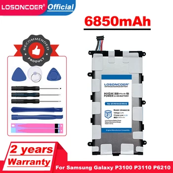LOSONCOER 6850 мАч SP4960C3B Батарея для Samsung Galaxy Tab 2 7,0 GT-P3110 GT-P3113 P3100 P3110 P6200 P3113 P6210 + Бесплатные инструменты 9