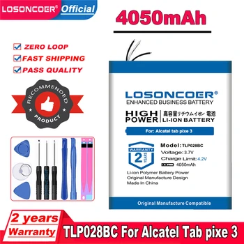 LOSONCOER TLP028BC TLp028BD Аккумулятор емкостью 4050 мАч Для мобильного телефона Alcatel TCL Alcatel tab pixe 3 + Бесплатные инструменты + Наклейка 15