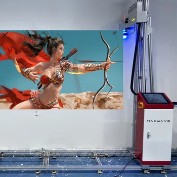 Maxwave Высококачественная 3D настенная печатная машина, Вертикальная печать обоев, идеальная лазерная Красочная печать Прямо на стену. 11