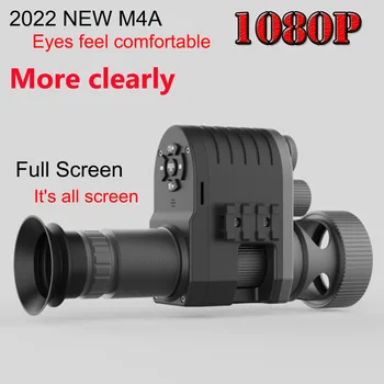 Megaorei 4A Прицел Ночного Видения 1080p HD Винтовка Инфракрасная Охотничья Камера Видеокамера Дополнительная Насадка Встроенный 850-нм ИК-Фонарик 3