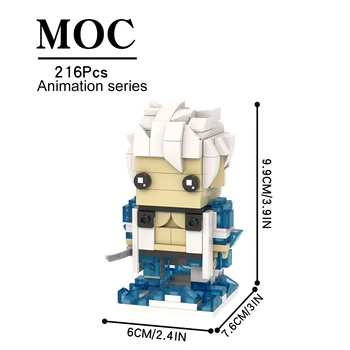 MOC1195 Классика аниме-сериала MOC Фигурка персонажа Brick Строительный блок Развивающая Игрушка Для Детей Креативный подарок Другу