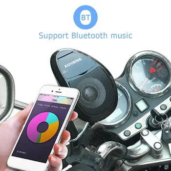 MT493 Мотоциклетный Bluetooth-совместимый Динамик MP3 Аудиосистема FM-Радио U Диск TF Карта для Мотоциклов / atv / utv /Скутера