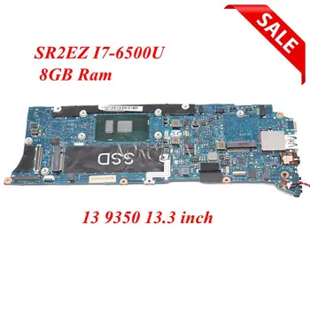 NOKOTION Для Dell XPS 13 9350 13,3 дюймов материнская плата ноутбука SR2EZ I7-6500U 8 ГБ оперативной памяти CN-0V33HM 0V33HM V33HM AAZ80 LA-C881P 12