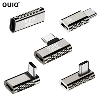 OUIO PD100W USB3.2 Type C OTG адаптер 20 Гбит/с быстрая зарядка Конвертер Данных адаптер для Док-станции Гарнитура беспроводная передача данных Ноутбука 2