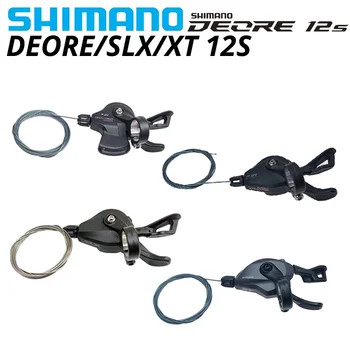 SHIMANO DEORE XT SLX SL M6100 M7100 M8100 Рычаг Переключения Передач Правый 12-Ступенчатый Горный Велосипед MTB Bicycle 12s SL-M6100 SL-M7100 SL-M8100 1