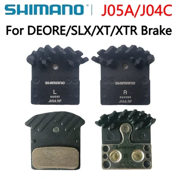 SHIMANO ICE-TECH J05A J04C J02A MTB Велосипедные Тормозные Колодки Из Полимерного Металла, Охлаждающее Ребро для DEORE SLX XT XTR M675 M785 M6000 M7000 M8000 1