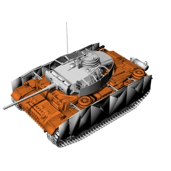 SSMODEL 72716 V1.7 1/72 Комплект моделей из смолы с 3D-принтом PzKpfwIII Medium Tank M Special Edition Double Track 14