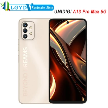 UMIDIGI A13 Pro Max 5G Глобальный Смарт-мобильный Телефон 12 ГБ ОЗУ 256 ГБ ПЗУ 6,8 дюймов Android 12 Dimensity 900 Восьмиядерный 2,4 ГГц 64-Мегапиксельная Камера 12