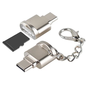 USB 3.1 Type-C OTG Кард-Ридер USB-C TF Micro SD OTG Адаптер Type-C Устройство Чтения Карт Памяти Для Macbook SAMSUNG Note 10 Huawei XIAOMI 14
