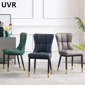 UVR Новые Обеденные стулья 4 комплекта домашних стульев с мягкой спинкой, которые при длительном сидении не разваливаются, Удобные ресторанные стулья 2