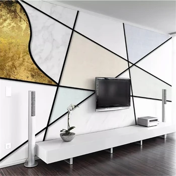 wellyu papel de parede 3D Обои на заказ в скандинавском минималистичном стиле, геометрическая текстура, индивидуальность, фон для телевизора behang 3