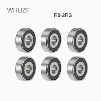 WHUZF Бесплатная доставка R8-2RS Подшипник 12,7x28,575x7,938 мм ABEC-3 (10 шт.) Дюймовые миниатюрные шарикоподшипники R8 2RS 3