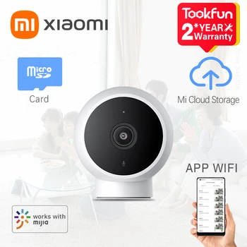 XIAOMI Smart IP Camera Standard Edition 2K HD Инфракрасная Камера Ночного Видения CCTV Голосовой Домофон AI Сигнализация Магнитное Основание Home WiFi Videcam