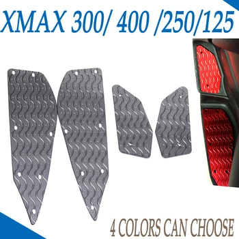 XMAX 125 300 Мотоциклетная Подставка Для Ног, Подножка, Педали для Ног, Накладка для YAMAHA XMAX X-MAX 400 250 2017 2018 2019 2020 2021 14