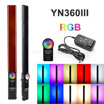 YONGNUO YN360 III YN360III Ручной Светодиодный Видеосигнал С Сенсорной Регулировкой Bi-Colo 3200 k-5500 k RGB Цветной с Лампой Дистанционного Управления 5