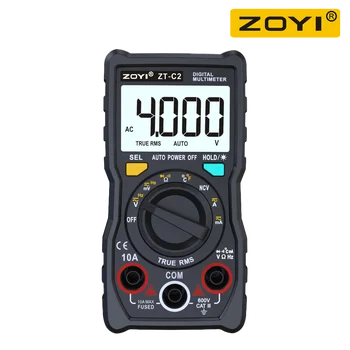 ZOYI 4000 Отсчетов Цифровой мультиметр постоянного/переменного напряжения Транзисторный измеритель Вольтметр Тестер емкости ZT-C2 ZT-C1 /ZT-C3/ZT-C4 7