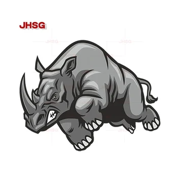 Автомобильные наклейки JHSG, Декоративные наклейки для мотоциклов, Декоративные Виниловые аксессуары Rhino Rhino, Водонепроницаемые и солнечные виниловые наклейки
