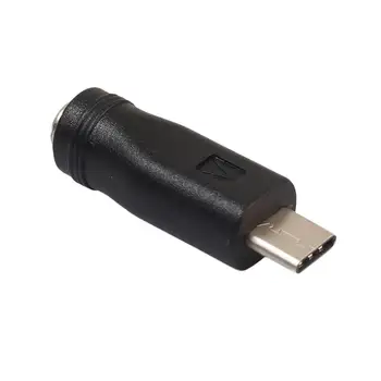 Адаптер питания постоянного тока преобразователь USB Type-C в разъем 5,5x2,1 мм для ноутбука, портативного компьютера, ПК