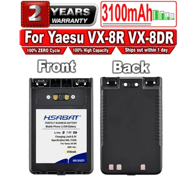 Аккумулятор HSABAT 3100mAh SBR-14LI для Yaesu VX-8R, VX-8DR, VX-8GR, FT-1DR, FT1XD, FT-2DR, радио FNB-102LI, FNB-101Li 2