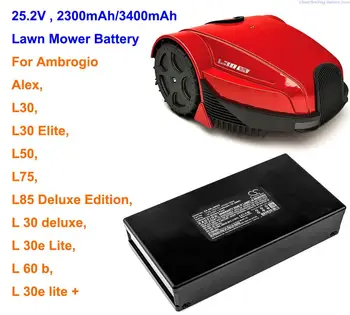 Аккумулятор для газонокосилок OrangeYu 2300 мАч/3400 мАч для Ambrogio Alex, L30, L30 Elite, L50, L75, L85 Deluxe, L 60 b, Для Tech Line D7 4