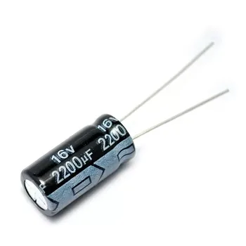 Алюминиевый электролитический конденсатор 2200 МКФ объемом 16 В 13*21 мм 16 В 2200 мкф Новый оригинальный (5 шт.)