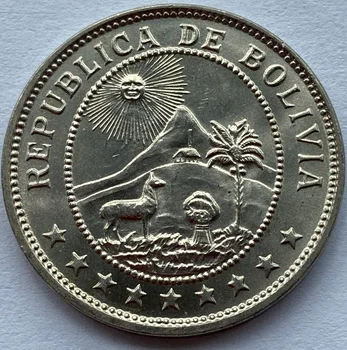 Боливия, 50 сентаво, 1939 год, оригинальная монета для коллекции