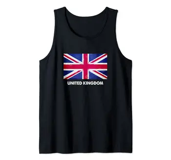 Больше дизайна Летняя Майка с флагом Великобритании, Модная рубашка из 100% хлопка, Мужская Пляжная рубашка без рукавов 16