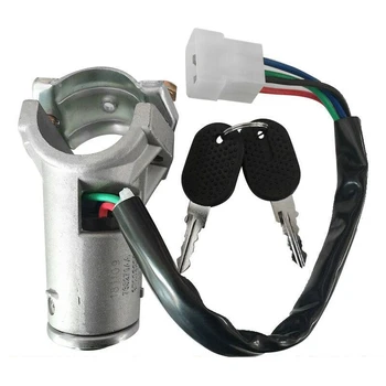 Бочкообразный выключатель замка зажигания 4479518 с 2 Ключами для Fiat Panda Ducato Citroen C25 Peugeot J5 1981-1994 4