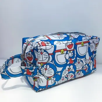 Водонепроницаемая косметичка Doraemon из мультфильма, сумка для стирки, сумка для хранения, женская сумочка 9