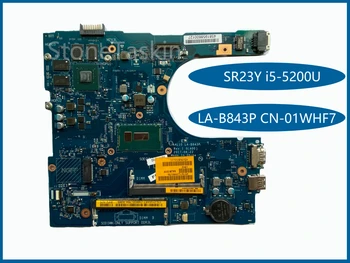 Высококачественная AAL10 LA-B843P для Dell Inspiron 5458 5558 Материнская плата ноутбука CN-01WHF7 SR23Y I5-5200U DDR3L 920M 2GB 100% Протестирована 2