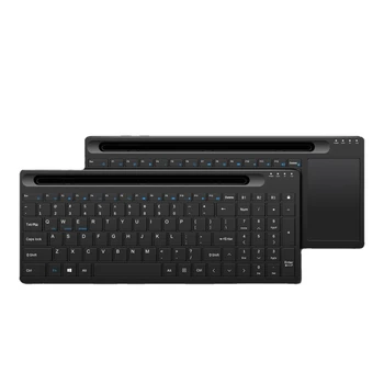 Высококачественная беспроводная Usb C перезаряжаемая клавиатура 2023 с тачпадом, мини-планшетная клавиатура для Ipad Iphone 1