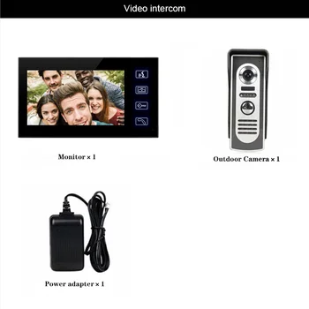 Высококачественная Система Охраны входа Can Video Doorbell с Бытовым Кабелем для посадки-ответа Villa HD Intelligent Night Vision Electronic 3