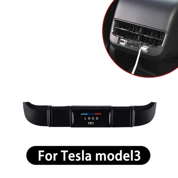 Выхлопные отверстия Защитная крышка для зарядки через USB, Декоративные наклейки из эпоксидной смолы, накладка для аксессуаров Tesla Model 3 4