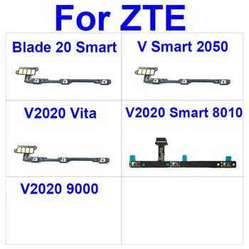 Гибкий Кабель Power Volume Для ZTE Blade 20 Smart V Smart 2050 V 2020 Smart 8010 9000 Частей Переключателя Боковых Кнопок Регулировки Громкости 12