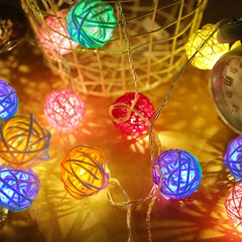 Деревянные сказочные гирлянды из виноградной лозы, светодиодные украшения для дома, гирлянды, украшения для рождественской елки, принадлежности для свадебной вечеринки.