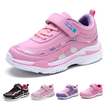 Детская спортивная обувь Водонепроницаемые кроссовки для девочек Tenis Infantil Розовая Дышащая Противоскользящая детская обувь Chaussure Enfant
