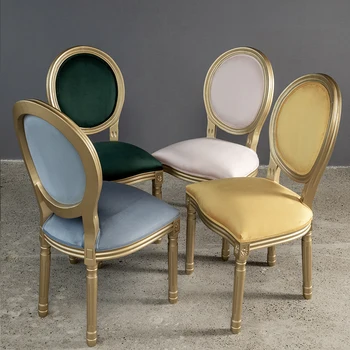 Дизайн бара Скандинавские обеденные стулья для гостиной Уникальное Деревянное Винтажное кресло для спальни в салоне Современная мебель для гостиной Sillas Comedor 9