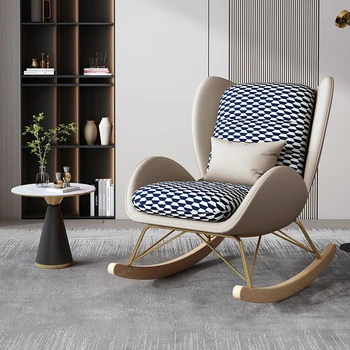 Дизайнерское кресло Копия Современного кресла для спальни Роскошное кресло Односпальный диван в скандинавском стиле Articulos Para El Hogar Мебель для дома 8
