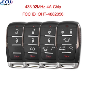 Дистанционный Ключ Smart Prox с 3/4/5/6 Кнопками С чипом 4A 433,92 МГц для Пикапа Dodge Ram 1500 2019 2020 Fob FCC ID: OHT-4882056 13