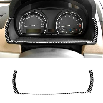Для BMW- X3 E83 2006-2010 Рамка приборной панели из мягкого углеродного волокна, Декоративная накладка, наклейка на панель, аксессуары 7