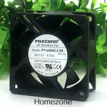 Для FOXCONN Foxconn 6025 PVA060G12H DC12V 0.35A четырехпроводной ШИМ-регулятор скорости вентилятора 6 см 14