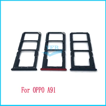 Для Oppo A91 Держатель лотка для SIM-карты Слот для карт Адаптер Запасные части 15